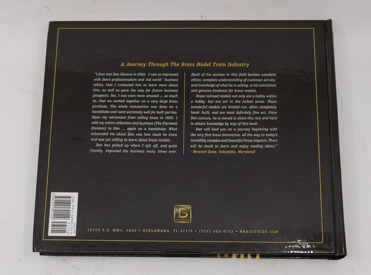 Brass Model Trains Price & Data Guide, Vol. 2 Hardcover Book By Dan Glasure LN