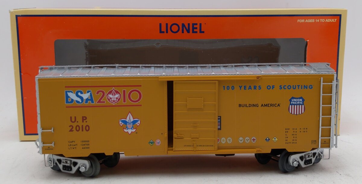 Lionel 6-27298 O Gauge Boy Scouts Of America® PS-1 Boxcar #2010 LN/Box