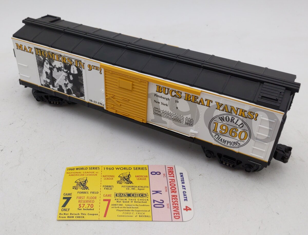 MTH 30-74129 O Gauge Mazeroski World Series Homer Boxcar MT/Box