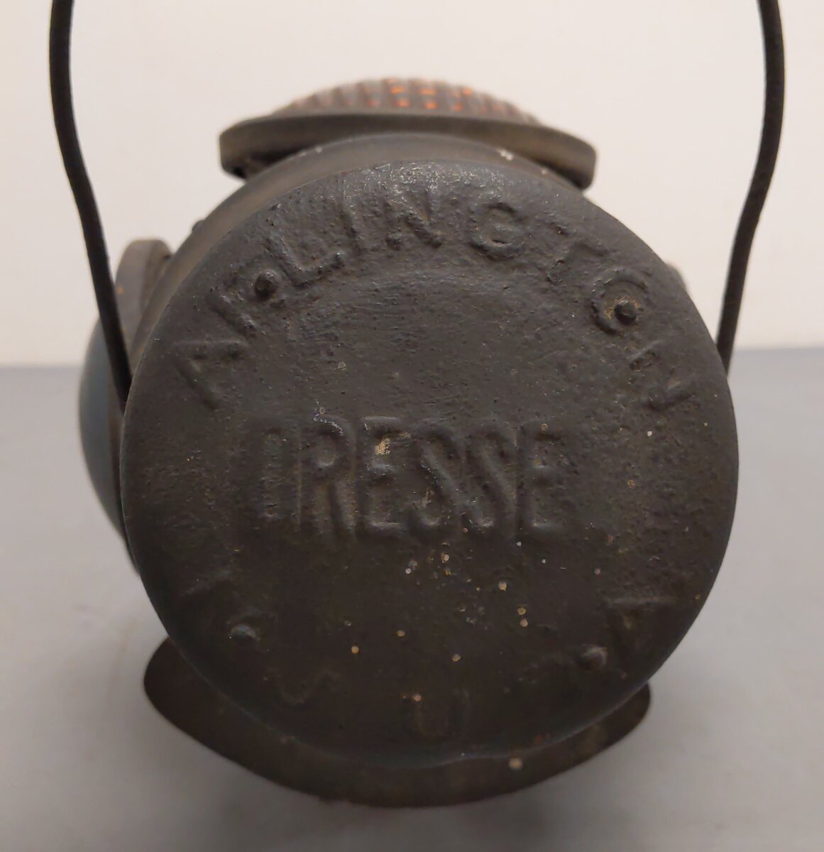 h*a様 〜1960ビンテージDressel Arlington レイルロードラ Vintage Dressel Arlington Railroad Lantern With Red Globe