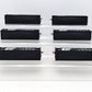 Athearn 95602 HO Burlington Northern 40' 3 Bay Ribbed Hopper Cars (Pack of 6) LN/Box