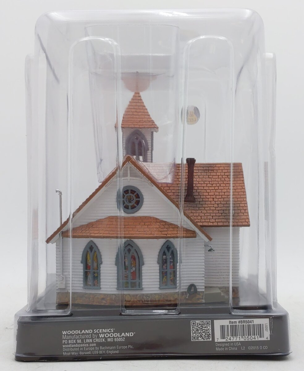 Woodland Scenics BR5041 HO Built-&-Ready Community Church Building