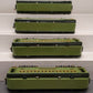 MTH 10-5061 O Two-Tone Green w/Brass Stephen Girard Passenger Set (Set of 4)