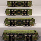 MTH 10-5061 O Two-Tone Green w/Brass Stephen Girard Passenger Set (Set of 4)