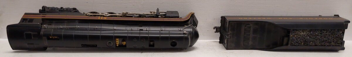 MTH 20-3024-1 O Gauge N&W J-Class 4-8-4 Steam Locomotive & Tender #611 w/PS1 EX/Box