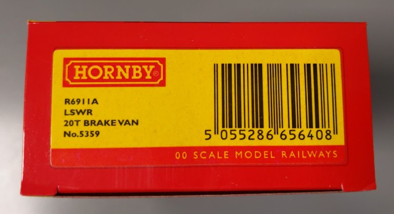 Hornby R6911A OO Gauge LSWR 20 Ton 'New Van' Goods Brake Van #5359