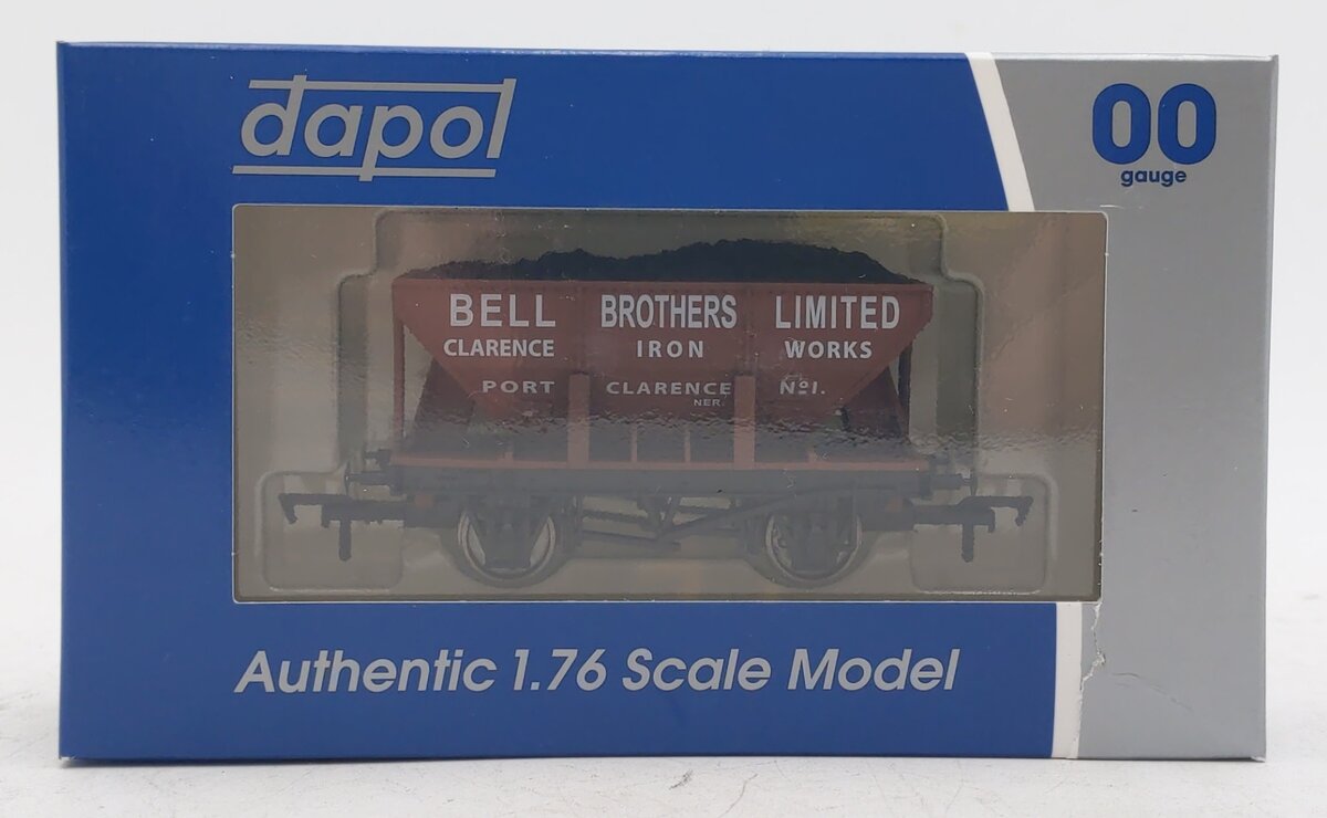 Dapol 4F-033-003 OO Bell Bros. 24T Hopper Car w/ Load #1 LN/Box