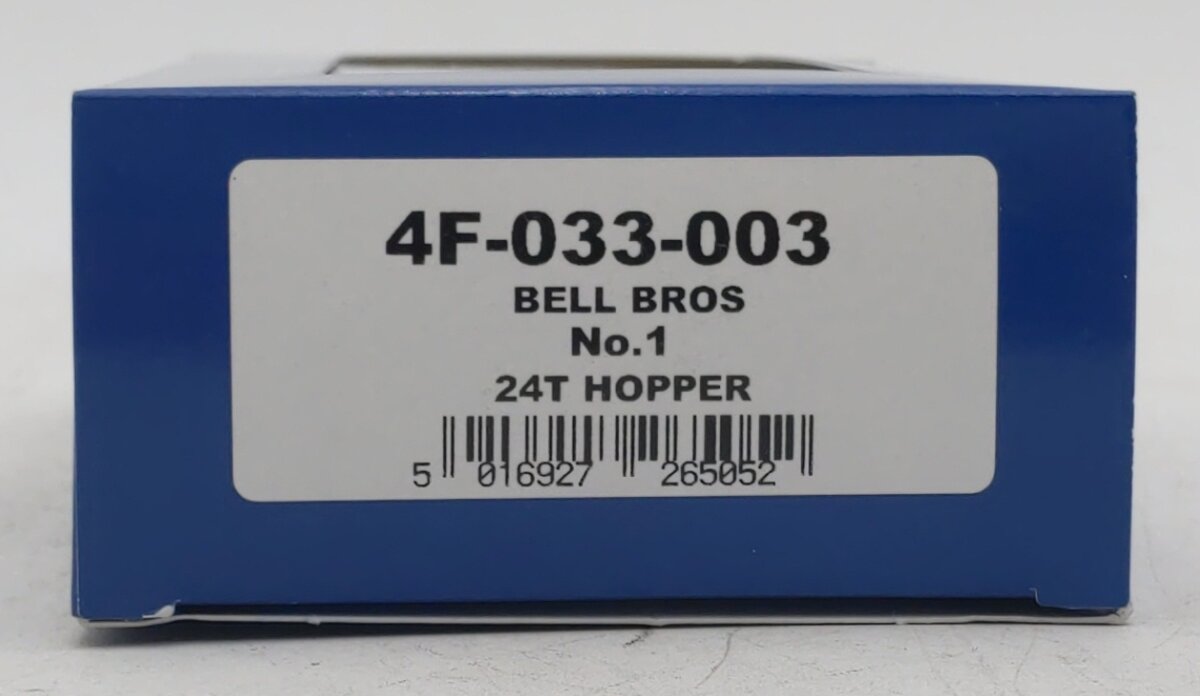 Dapol 4F-033-003 OO Bell Bros. 24T Hopper Car w/ Load #1 LN/Box