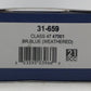 Bachmann 31-659 OO BR Class 47 Blue Diesel #47001 LN/Box
