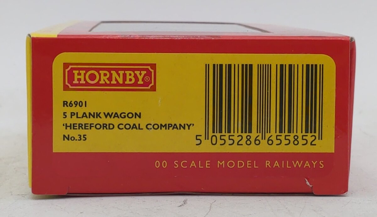 Hornby R6901 OO 'Hereford Coal Company' 5 Plank Wagon Era 2 #35 LN/Box
