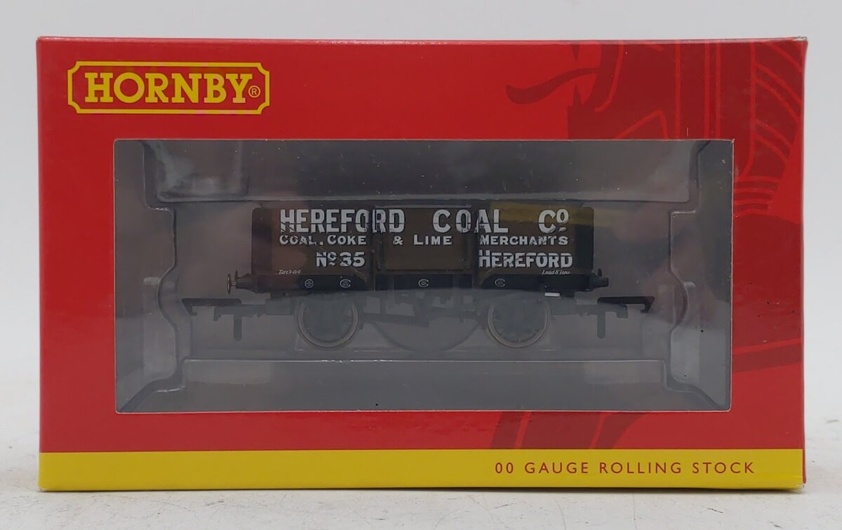 Hornby R6901 OO 'Hereford Coal Company' 5 Plank Wagon Era 2 #35 EX/Box