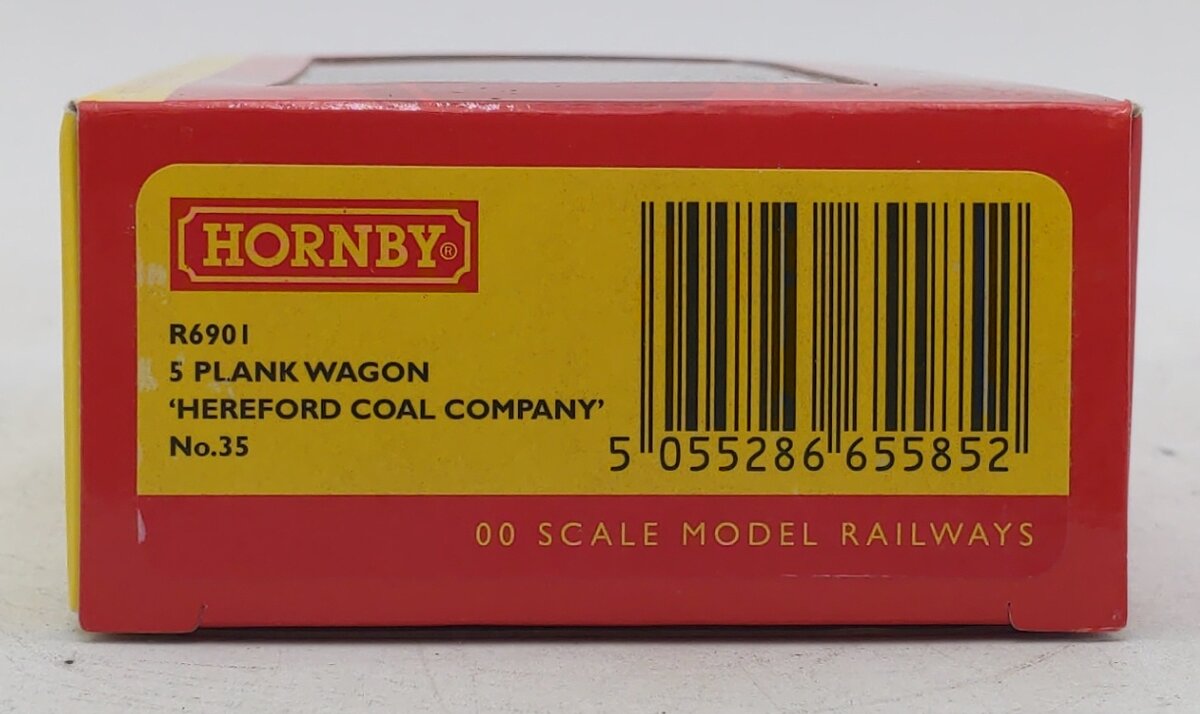 Hornby R6901 OO 'Hereford Coal Company' 5 Plank Wagon Era 2 #35 EX/Box
