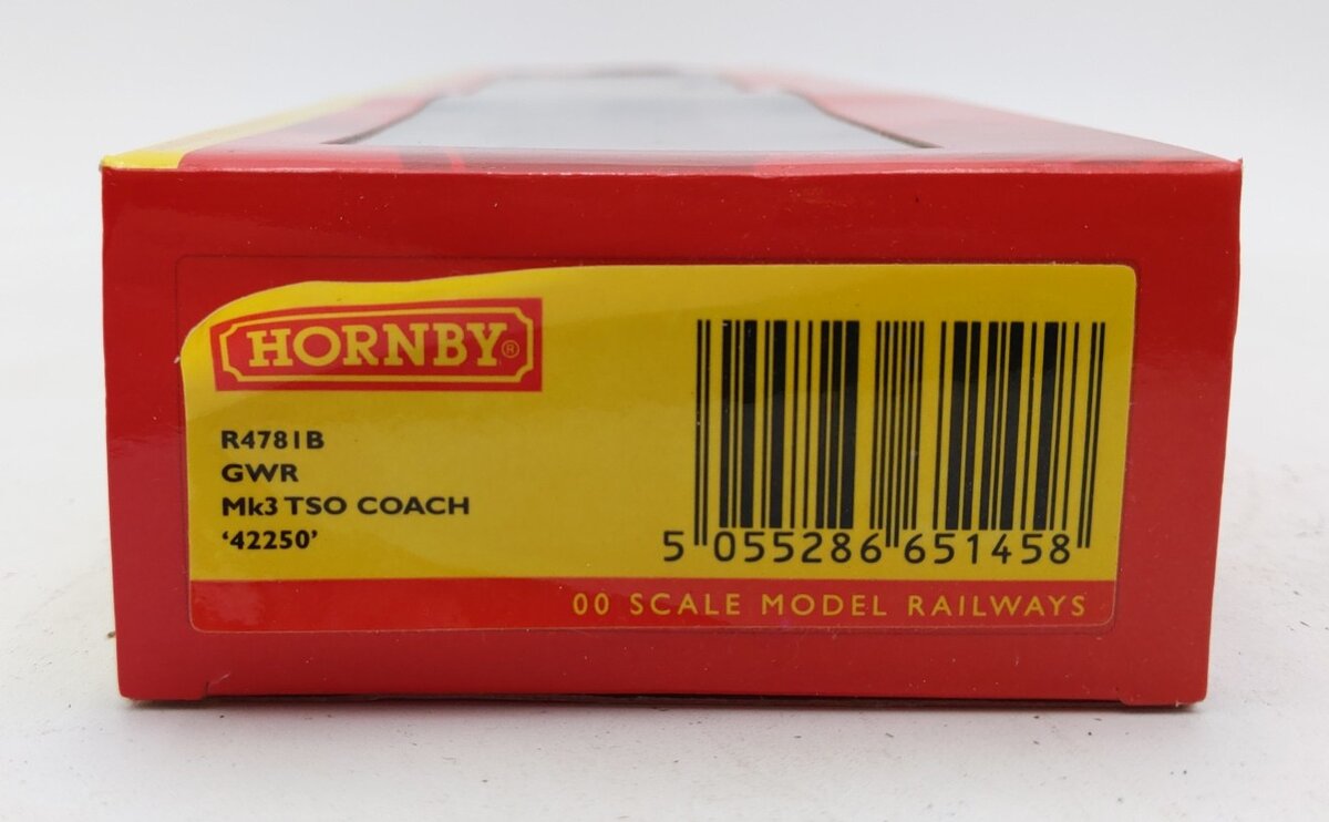 Hornby R4781B OO GWR Mk3 Standard Open Coach Trailer #42250