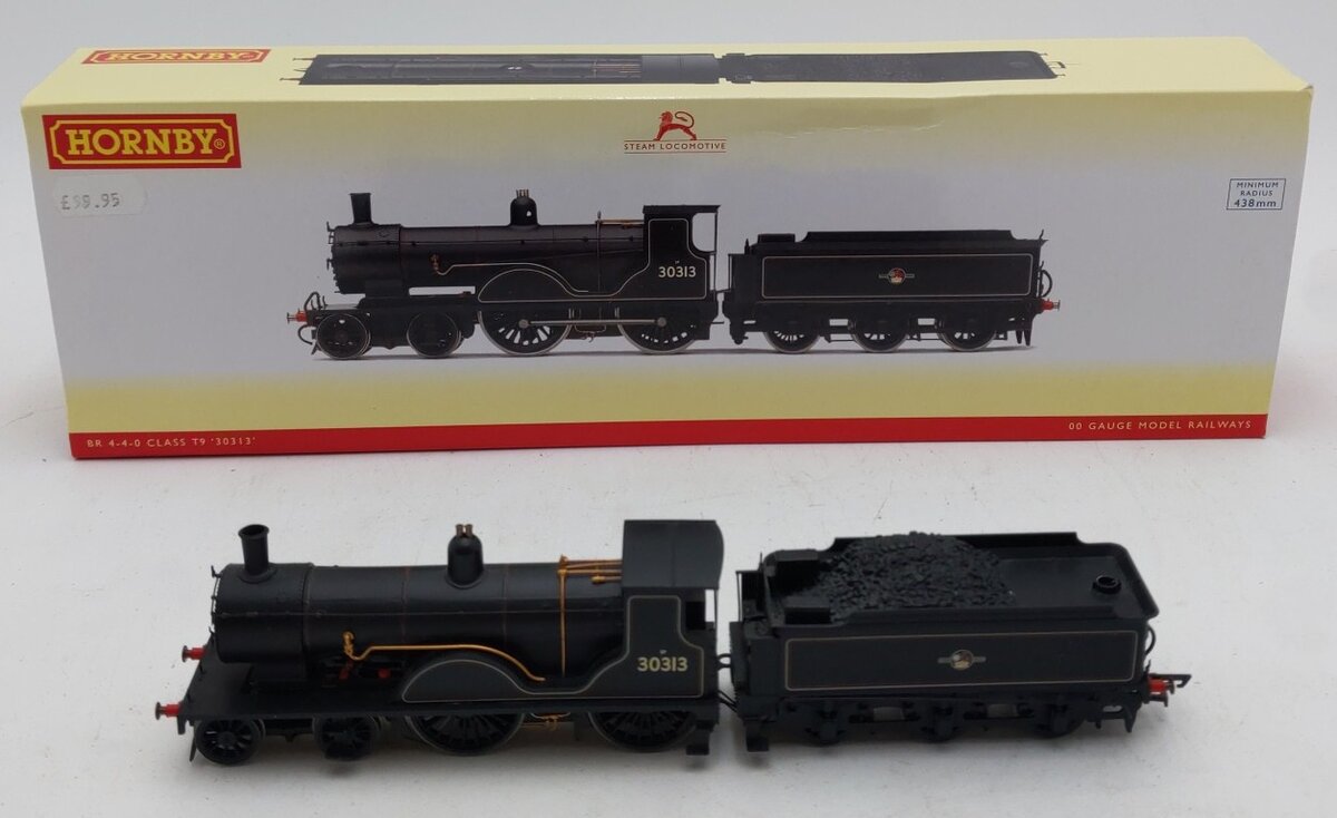 Hornby R3107 OO Scale British Rail 4-4-0 Class T9 Steam Locomotive #30313 LN/Box