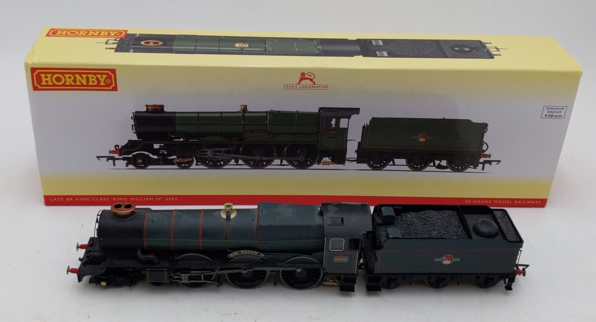 Hornby R3409 OO Scale BR "King William IV" Steam Locomotive #6002 EX/Box
