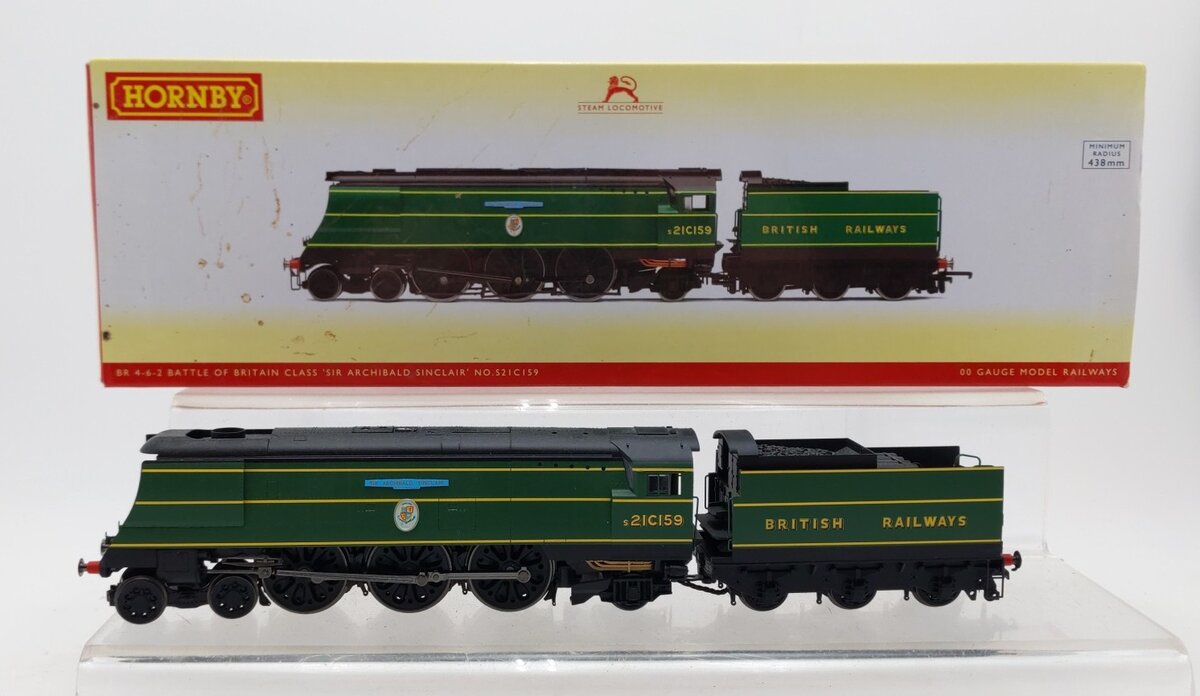 Hornby R3525 OO BR 4-6-2 "Sir Archibald Sinclair" Steam Locomotive #S21C159 LN/Box