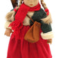 Winter Girl Porcelain Doll w/Skis EX/Box