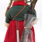 Winter Girl Porcelain Doll w/Skis EX/Box