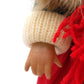 Winter Girl Porcelain Doll w/Skis EX/Box