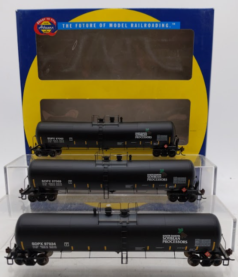 Athearn 97647 HO Scale RTR SDPX 30,000-Gallon Ethanol Tank Car 3 Pack #2
