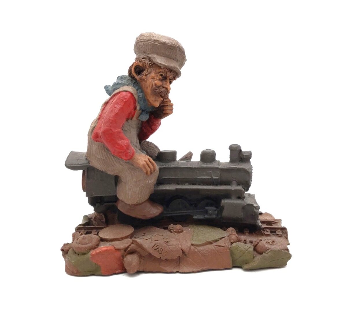 Cairn Studios Vintage Tom Clark Gnome Train Figurines [5] EX