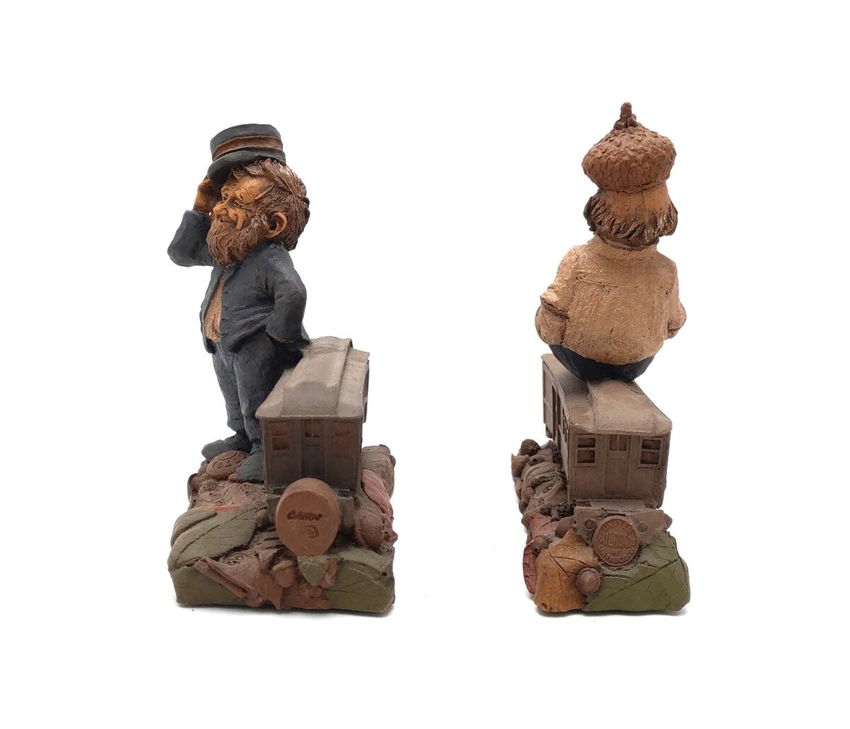 Cairn Studios Vintage Tom Clark Gnome Train Figurines [5] EX