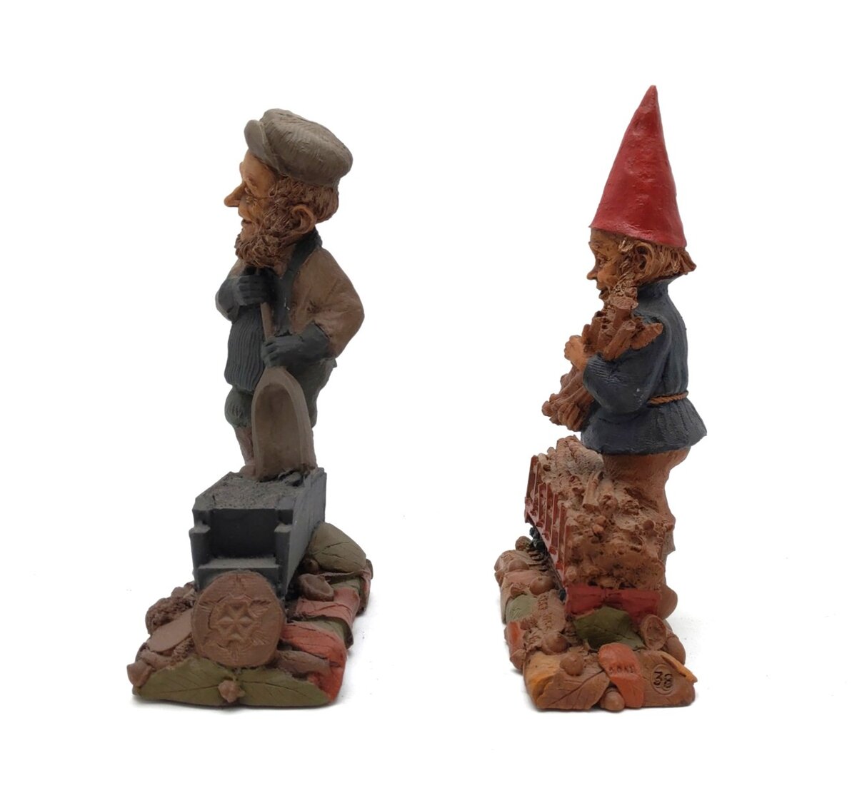Cairn Studios Vintage Tom Clark Gnome Train Figurines [5] EX