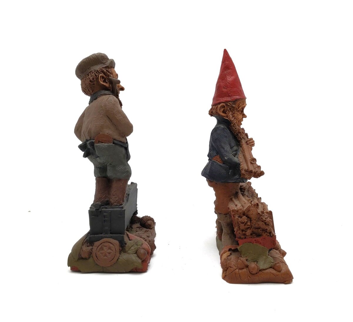 Cairn Studios Vintage Tom Clark Gnome Train Figurines [5] EX