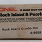 Lionel 6-9559 O Gauge Rock Island & Peoria Combine Car LN/Box