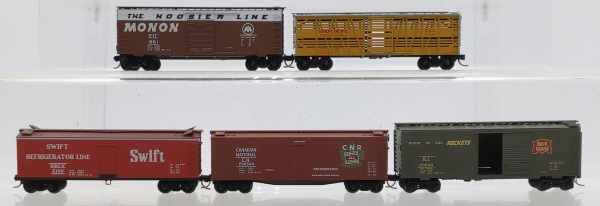 Micro-Trains Assorted N Scale Freight Cars [5] LN/Box