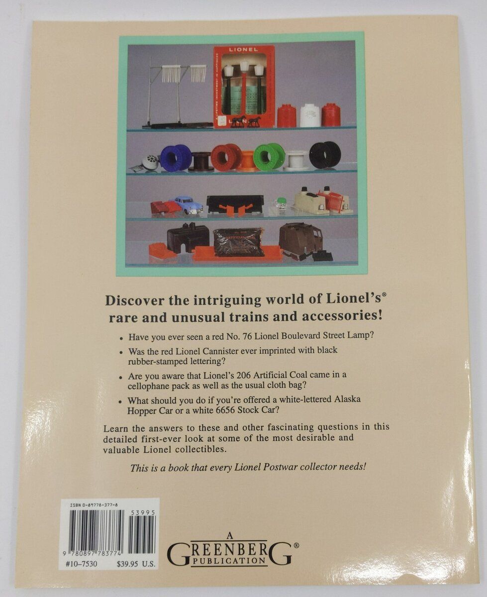 Greenberg's Guide to Lionel Trains, 1945-1969 Paperback Book By Paul V. Ambrose LN