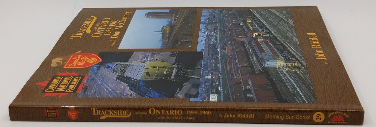 Trackside around Ontario 1955-60 with Don McCartney Hardcover Book John Riddell LN