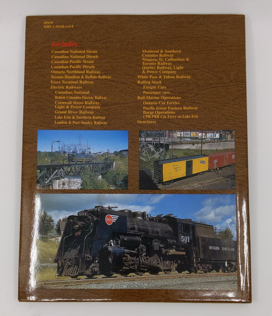Trackside around Ontario 1955-60 with Don McCartney Hardcover Book John Riddell LN