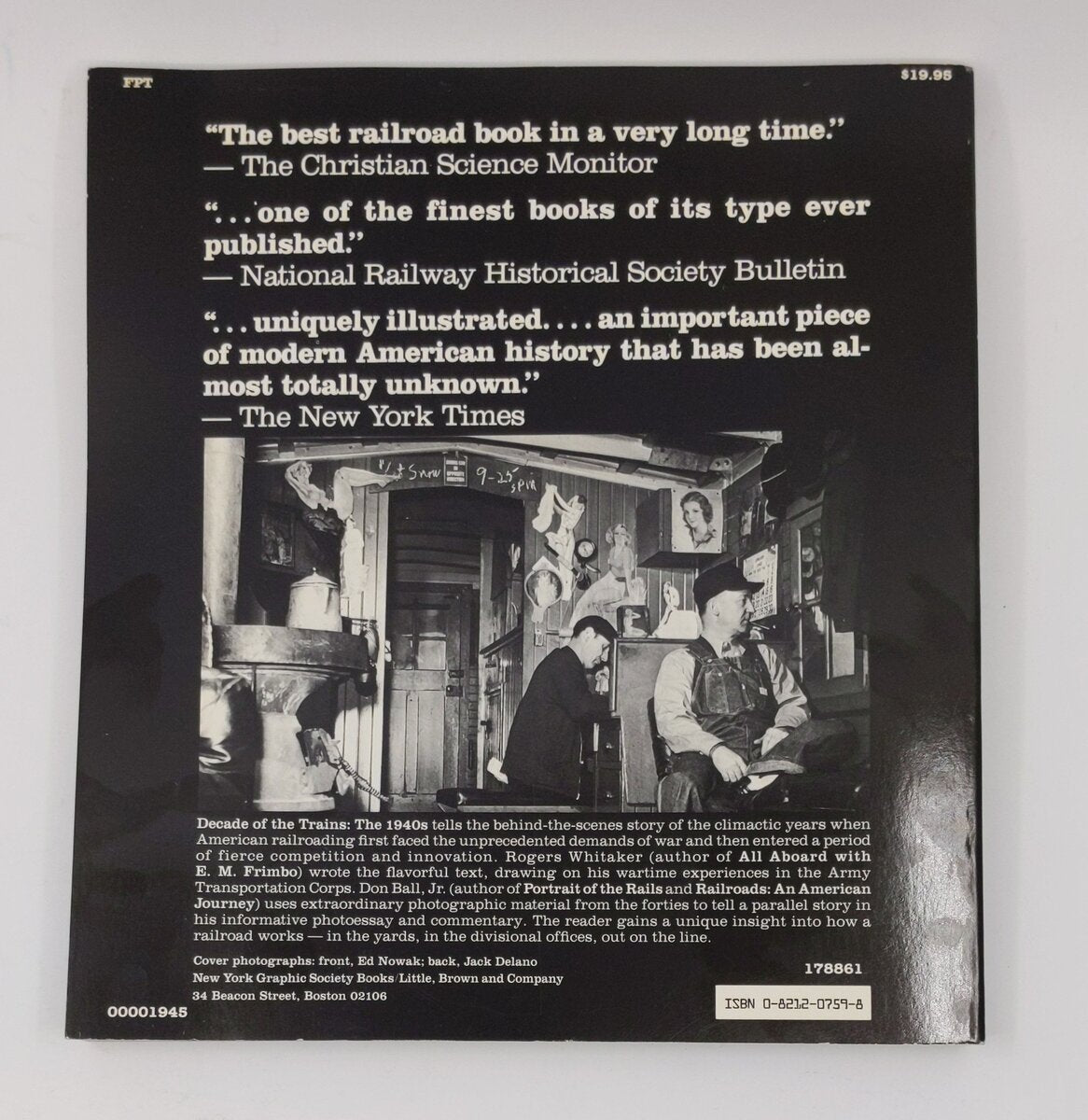 Decade of the Trains: The 1940s Paperback Book By Don Ball EX