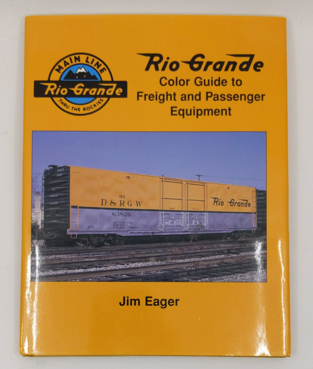 Rio Grande Color Guide to Freight and Passenger Equipment Hardcover Book LN