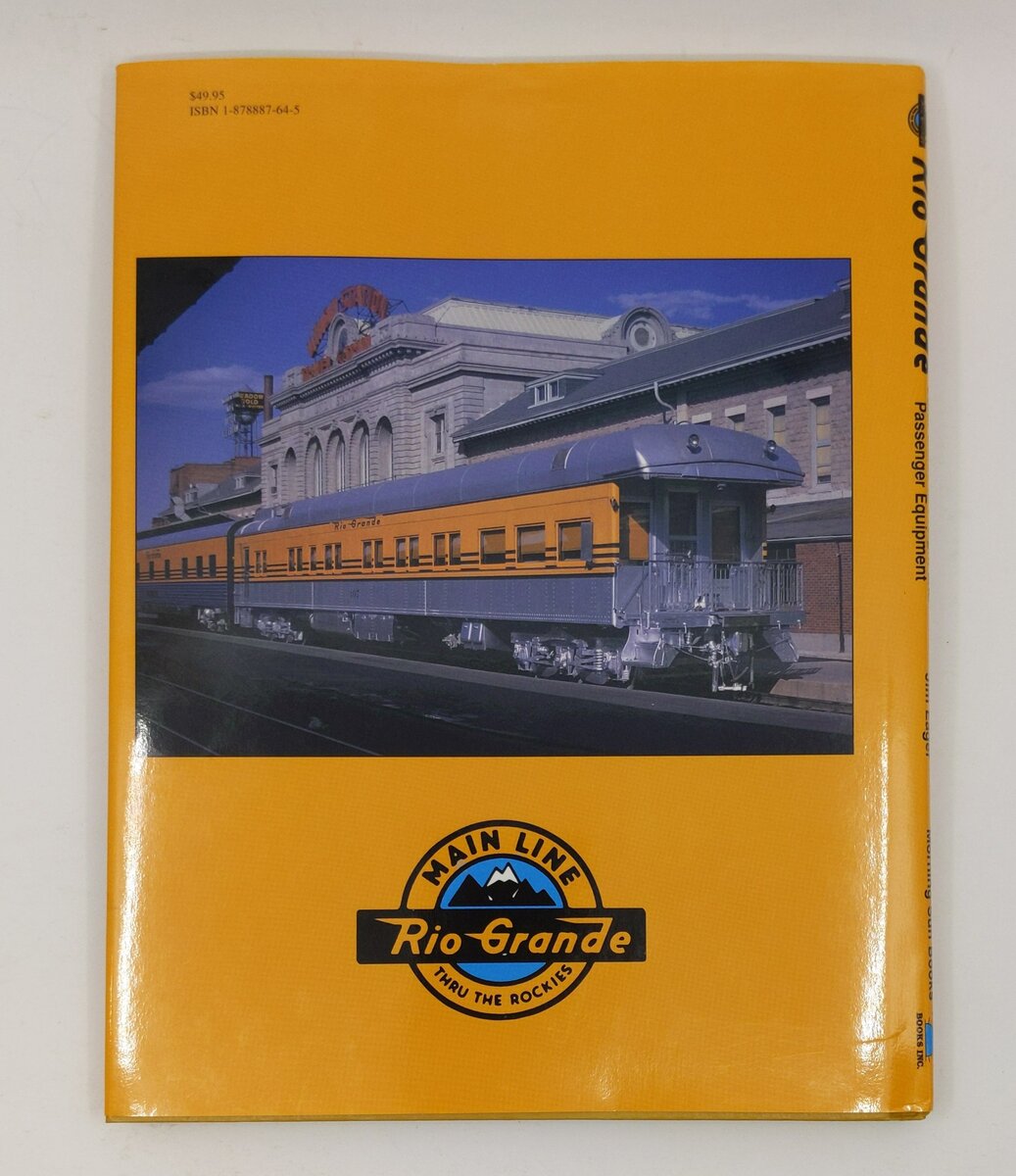 Rio Grande Color Guide to Freight and Passenger Equipment Hardcover Book LN
