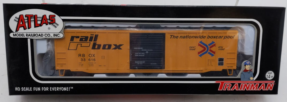 Atlas 20001103 HO Scale Rail Box ACF 50' 6" Box Car #33616 with Large Logo