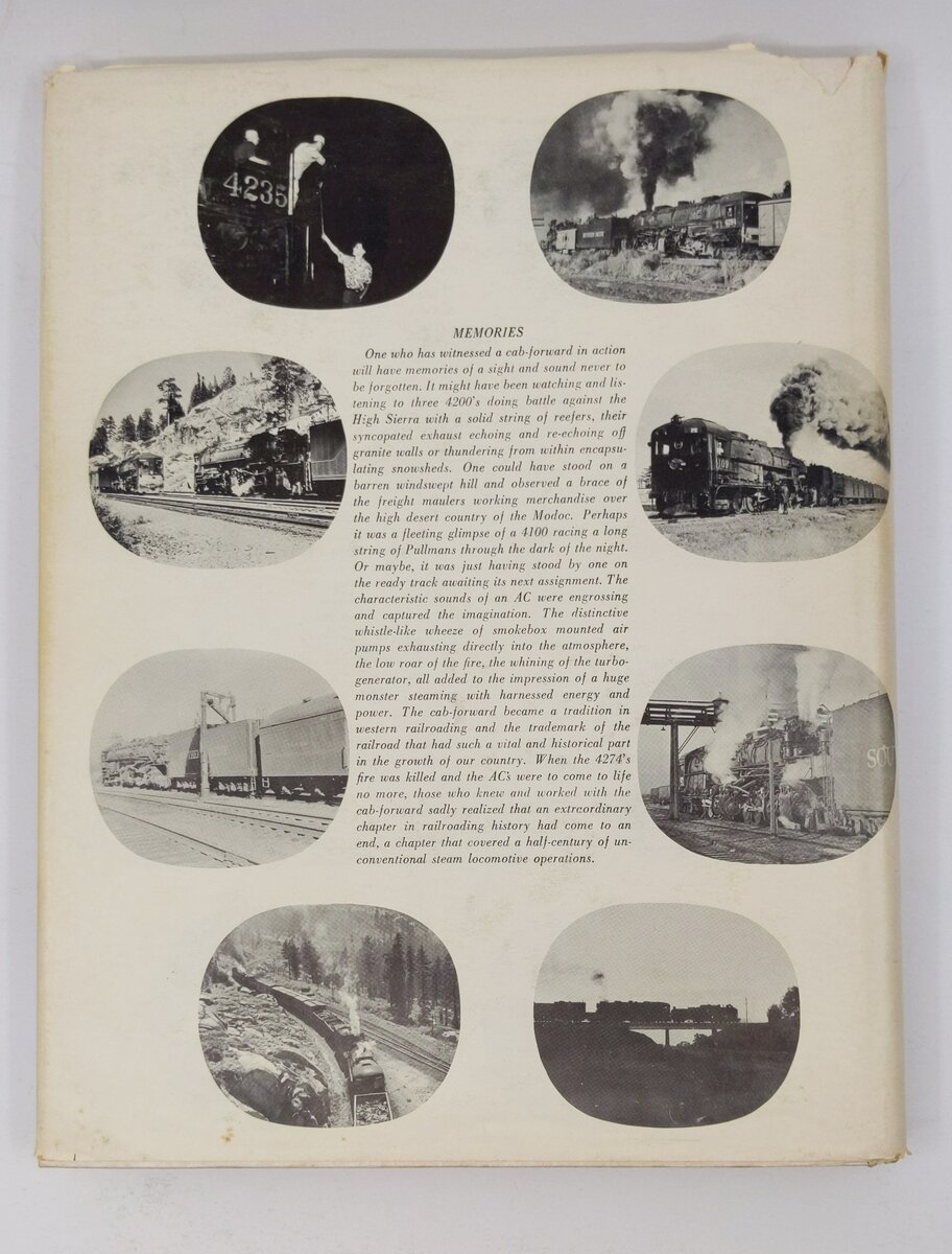 CabForward: The Story of Southern Pacific Articulated Locomotives Hardcover Book VG