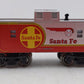 Menards 279-3684 O Gauge Santa Fe Caboose w/ Lights LN/Box