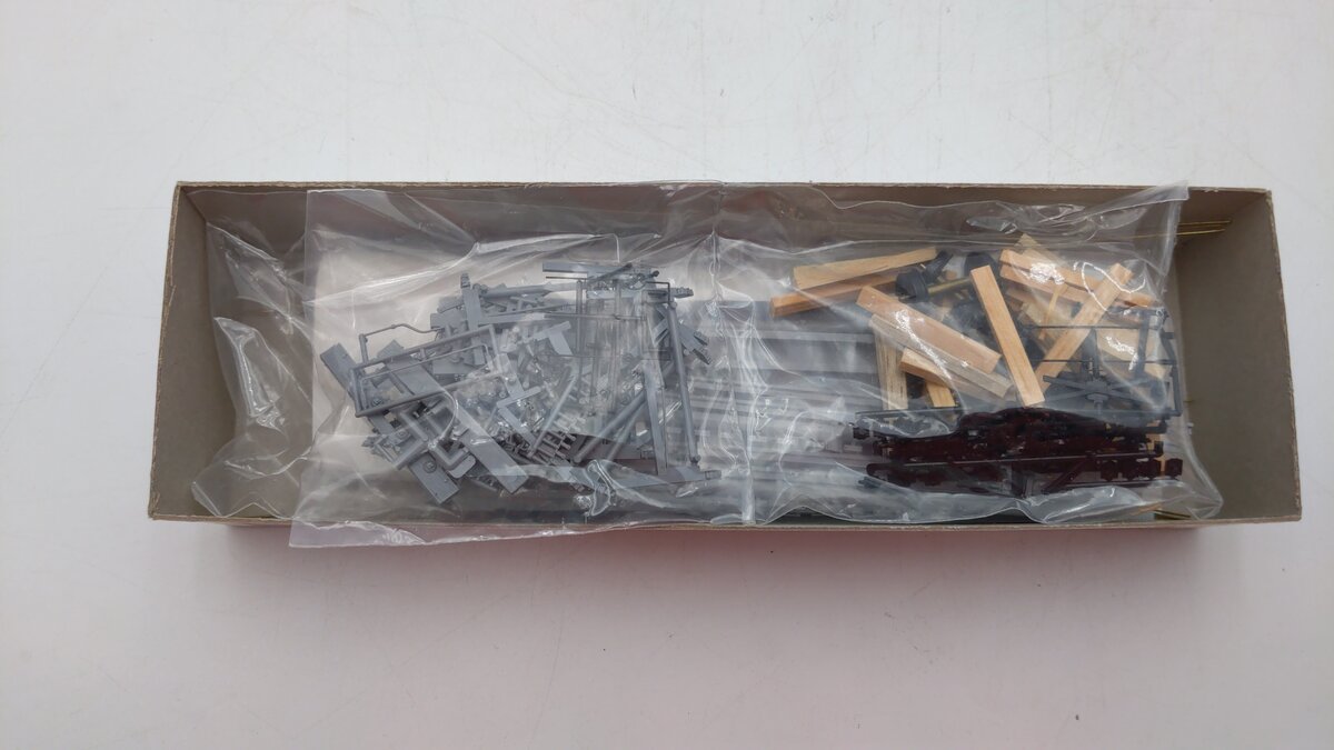 San Juan Car Co 116 On3 D&RGW Rail & Tie Car Kit #06084