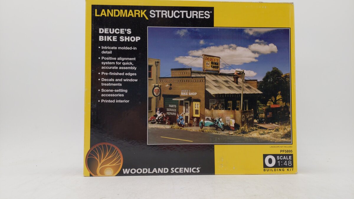 Woodland Scenics PF5895 O Deuce's Bike Shop Building Kit