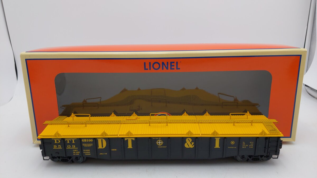Lionel 2126042 O Detroit Toledo & Ironton PS-5 Covered Gondola #9509