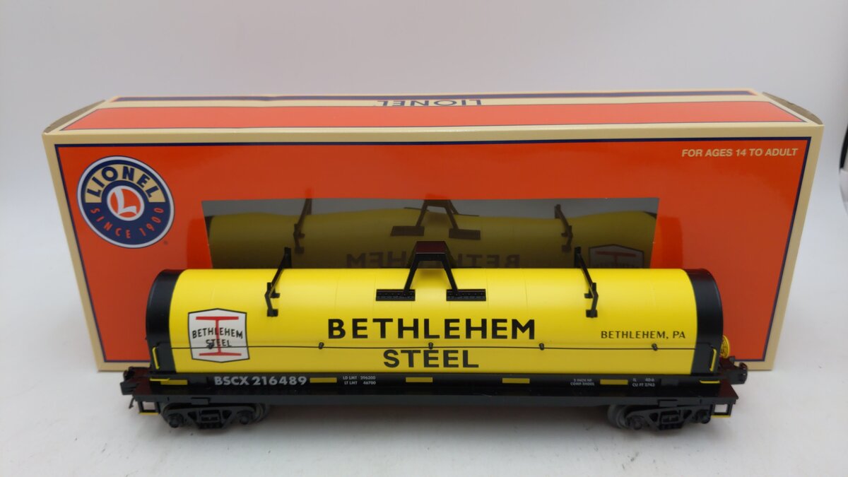 Lionel 2226452 O Bethlehem Steel Coil Car #216489