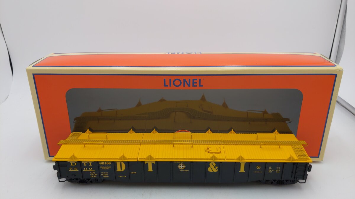 Lionel 2126041 O Detroit Toledo & Ironton PS-5 Covered Gondola #9502