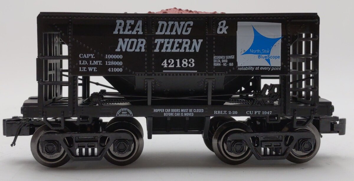 RMT 96712 O Reading Blue Mountain & Northern Ore Car #42183
