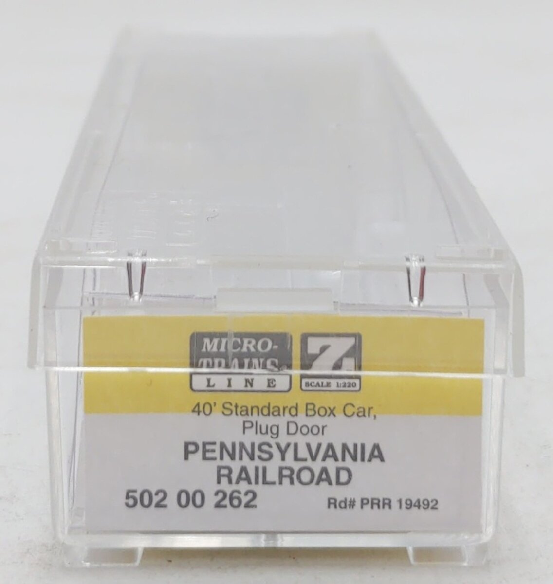 Micro-Trains 50200262 Z Pennsylvania 40' Standard Plug Door Box Car #19492