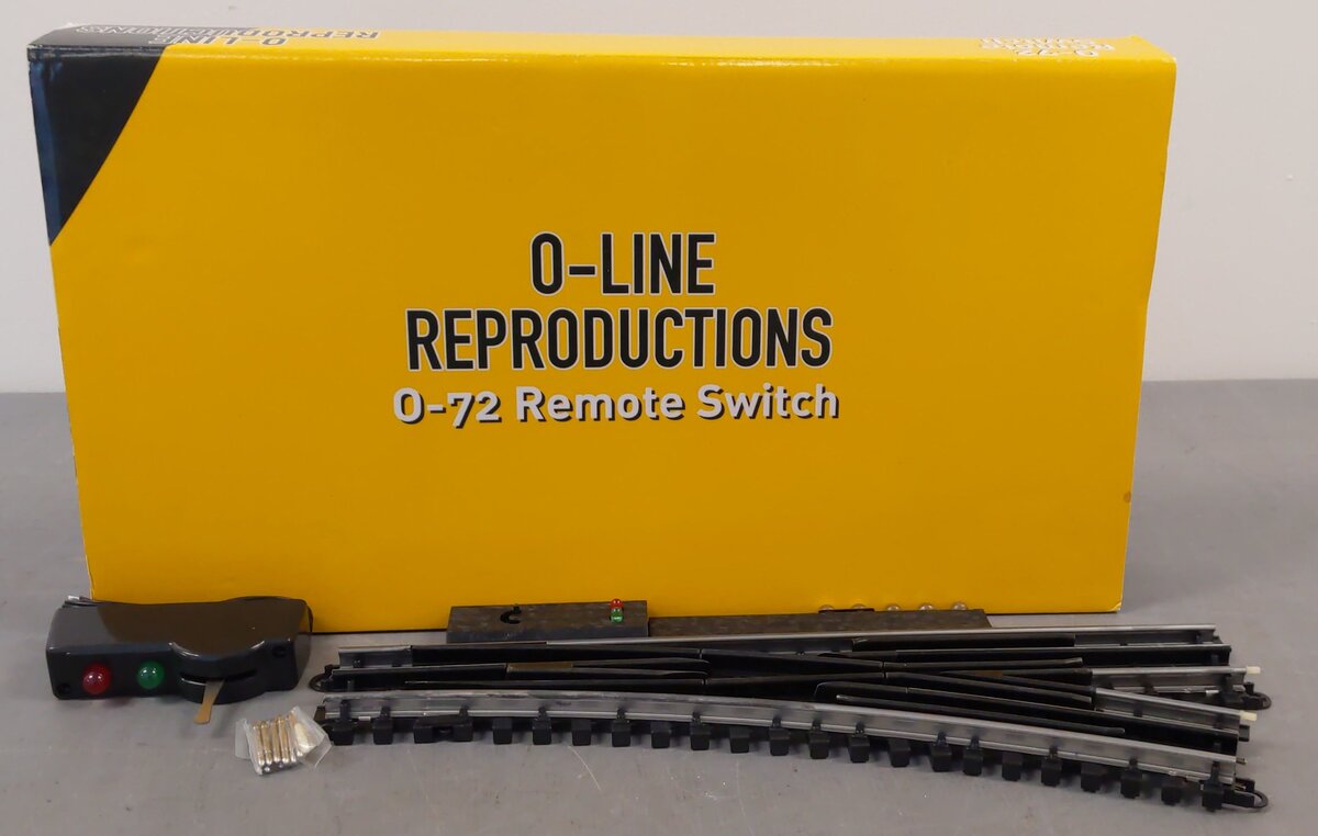 O-Line 606 O O72 SnapTrack Right Hand Remote Switch Turnout