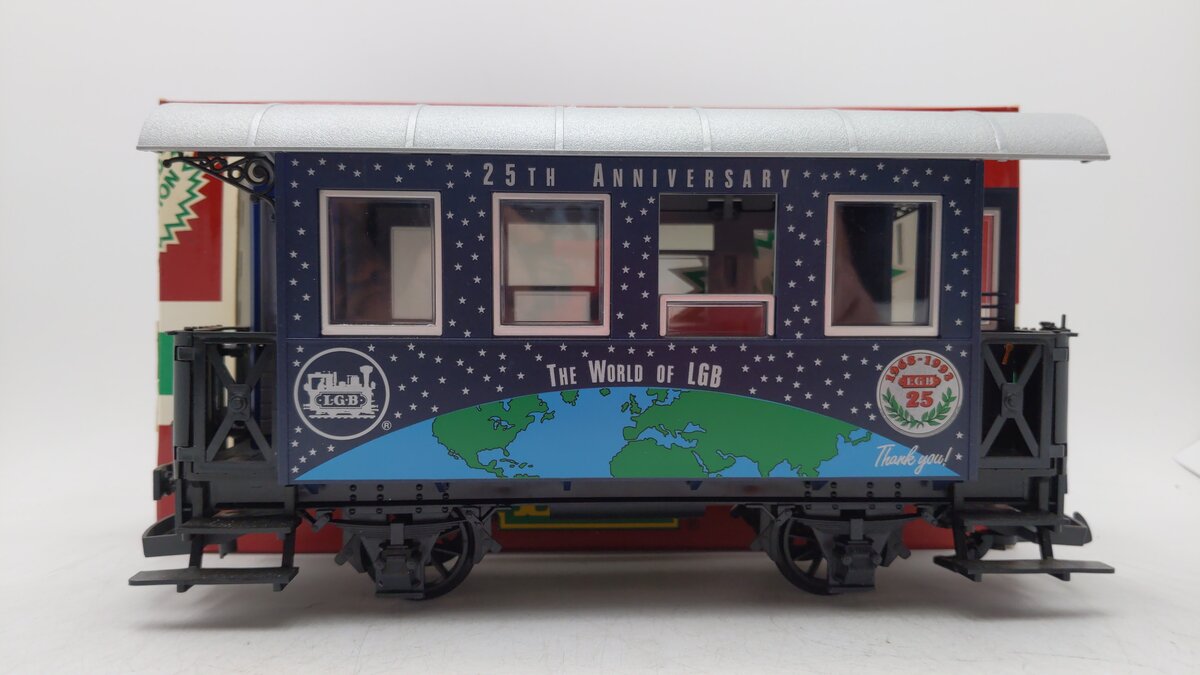 LGB 3007AC G Scale 25th Anniversary Passenger Car LN/Box