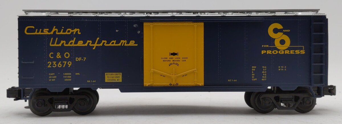 MTH 20-94011 O Gauge Chesapeake & Ohio Reefer Car #23679 LN/Box