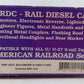 RMT 5231 B&O BUDDY Powered Diesel Loco #1903